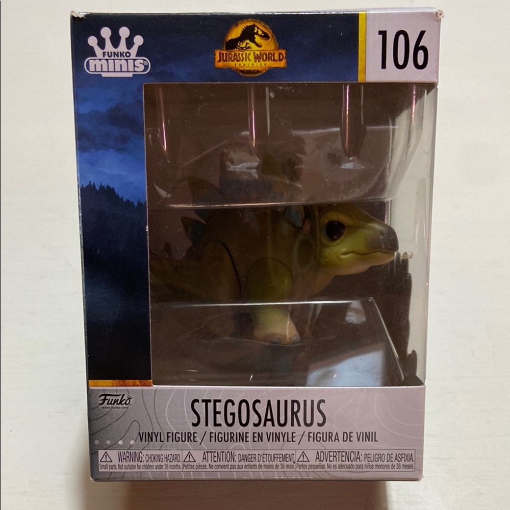Jurassic World Dominion Funko Minis 106 Stegosaurus Vinyl Figure
